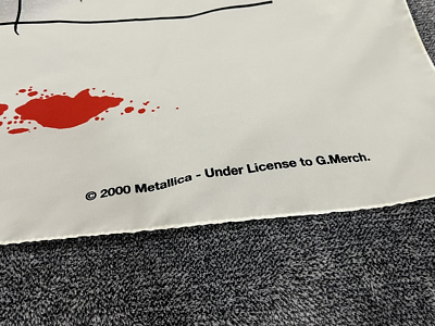 Vintage METALLICA One Pushead Graphic Wall Flag Tapestry G Merch