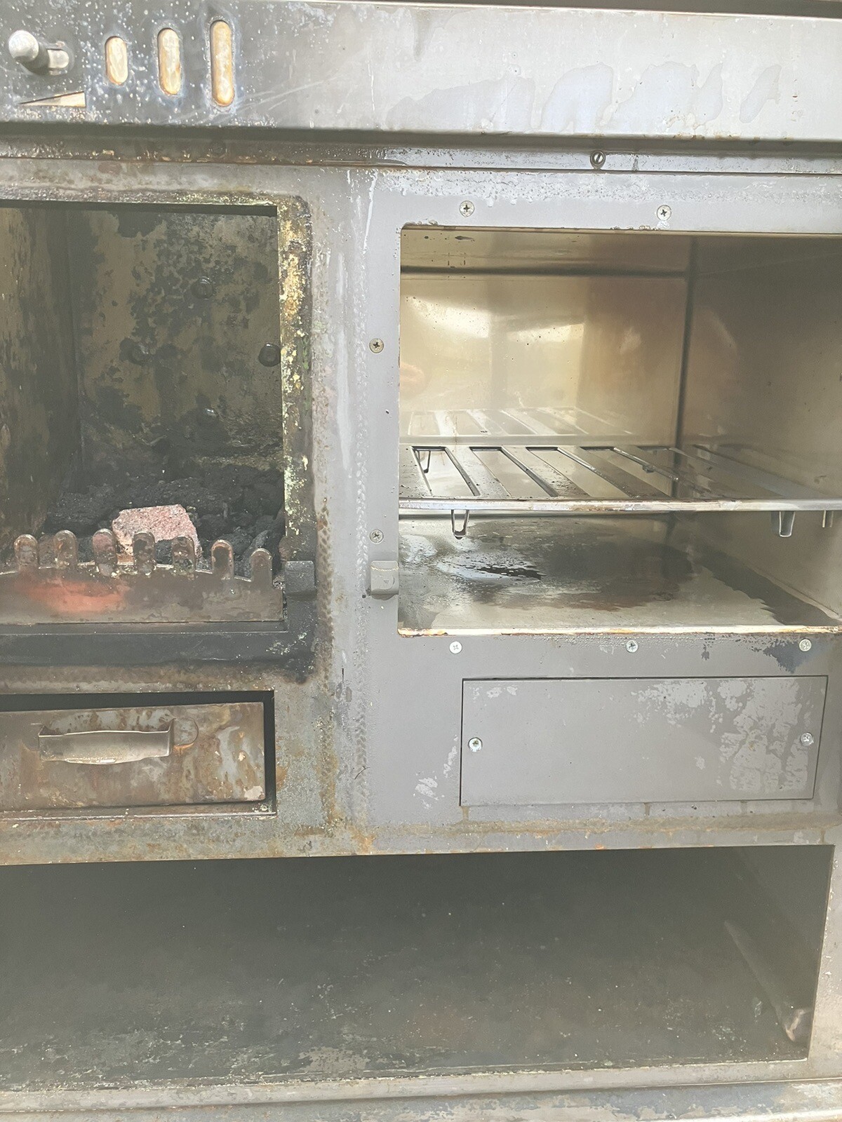 wood burning stove with back boiler eBay