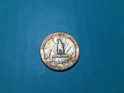 1957-P Washington Quarter Silver Quarter 90% Silver Content 1957 P Inventory #45 - Picture 2 of 2