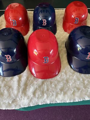 Boston Red Sox Hard Plastic Batting Helmet Hat Victory Way Sports