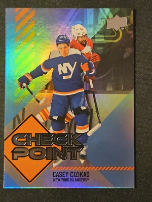 24-25 Upper Deck Casey Cizikas Check Point New York Islanders 