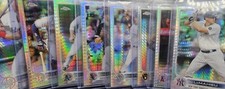 Prism Refractor (x8) Lot + 1  Base Rookie Auto 🖊 22'  Chrome Baseball Bundle 