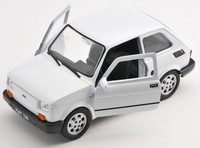 Blitz Versand Fiat 126 P Weiss / White Welly Modell Auto 1:27 Neu & Ovp