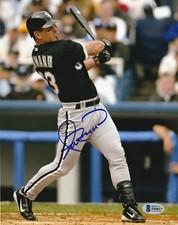 AARON ROWAND Signed WHITE SOX 8x10 PHOTO w/ Beckett COA (BAS)