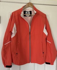 FootJoy FJ DryJoys Golf Hydrolite Jacket Full zip Women Sz Medium No Club Logos