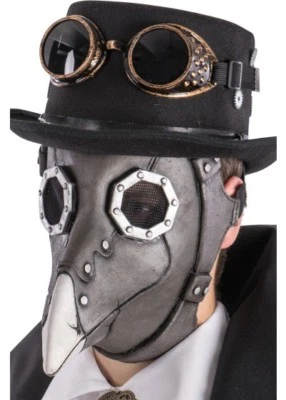 Pest Arzt Dr. Krähe Steampunk Maske Halloween Horror Face Kostüm - Bild 1 von 2