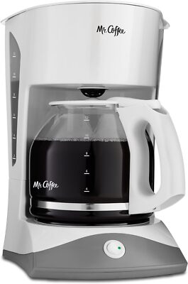 Dear Mr. Coffee 12-Cup Manual Coffee Maker, White
