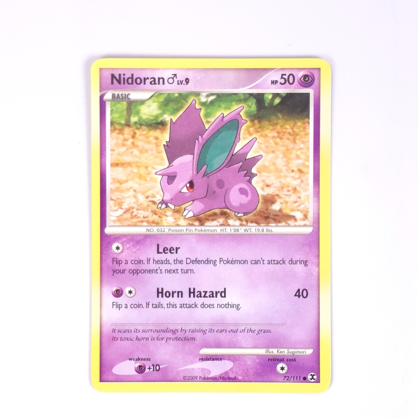Nidoran M 72/111 Pokemon Rising Rivals Common NM