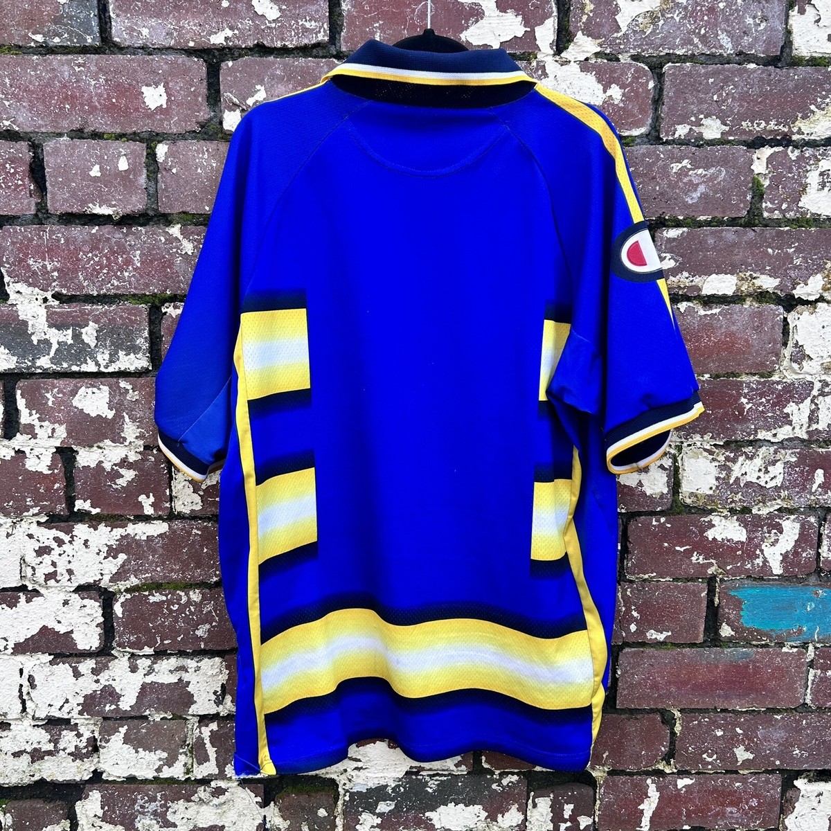 Champion PARMA 03-04 ユニフォーム Tシャツ 半袖 パルマ パルマ 2003-04 Champion ホーム半袖 ユニフォーム 90周年パッチ付き