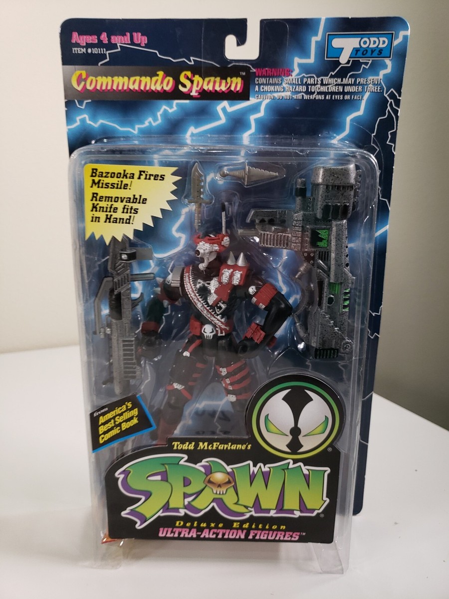 McFarlane COMMANDO SPAWN 1995 Ultra-Action Figure DELUXE Edition
