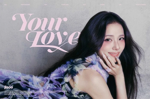 BLACKPINK JISOO AMORTAGE Mini Album VINYL Ver/LP+Sticker+Photo Book+Poster+GIFT