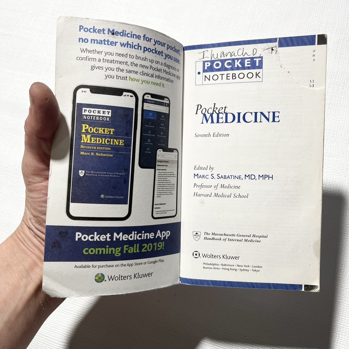 健康・医学 Pocket Medicine 7th Edition Ring Binder Pocket Medicine (Pocket Notebook Series): 9781975182991