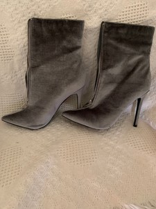 grey suede shoe boots