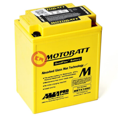 BATTERIE MOTOBATT MBTX14AU VERSIEGELT YAMAHA FZX FAZ 700 1986-1987