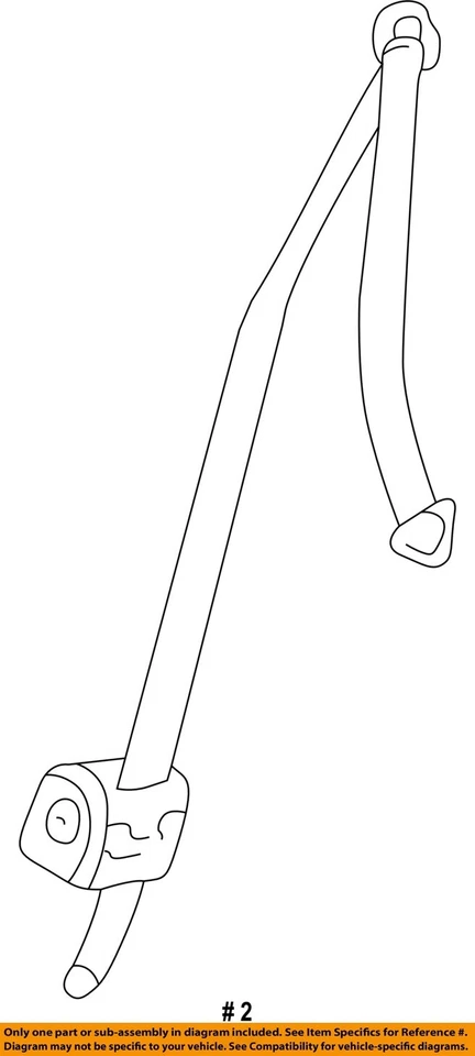 Used Front Right Seat Belt Front fits: 2003 Chevrolet Impala bucket and bench pa - Изображение 4 из 4