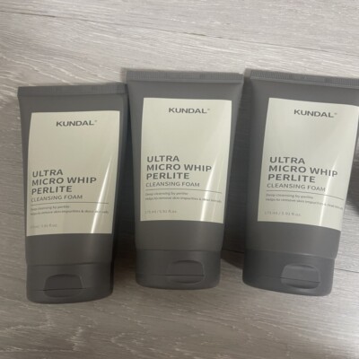 3X Kundal Ultra Micro Whip Perlite Deep Cleansing Foam Moisture 175ml Korean