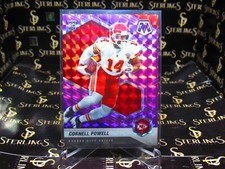2021 PANINI MOSAIC Cornell Powell RC PINK PRIZM SP #/49 KANSAS CITY CHIEFS #340