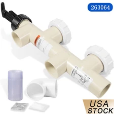 263064 Slide Valve for D.E. & Sand Filters 2" Slip Fit FNS/Quad/Triton II Ready