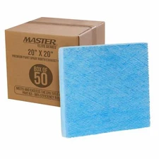 Paint Spray Booth Exhaust Filter 20" x 20" 50 Count, Arrestors Autobody Refinish