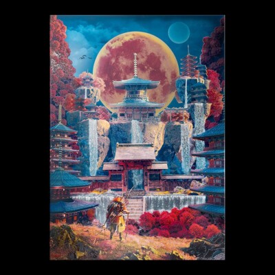 Displate The Mountain Temple Ultra Limited Edition - NEU & ORIGINALVERPACKT