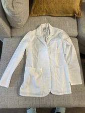Cherokee Women  s Lab Coat, White Coat, Size Small