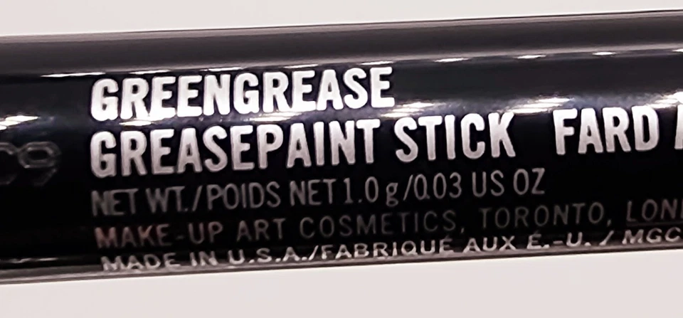MAC Cosmetics Greasepaint Stick - Greengrease - NEW - Image 3 of 4