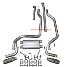 Fits 09 - 20 Toyota Tundra Performance Dual Exhaust Kit w/ Super V Muffler