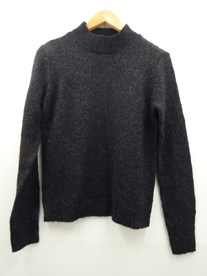 Damen Vero Moda Schwarz Langarm Acryl Strick Pullover Gr. S (Neu mit Etikett) 