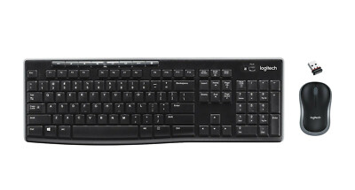 Logitech MK270 Kit Wireless Tastatur + Maus USB Schwarz QWERTY ITA 920-004512