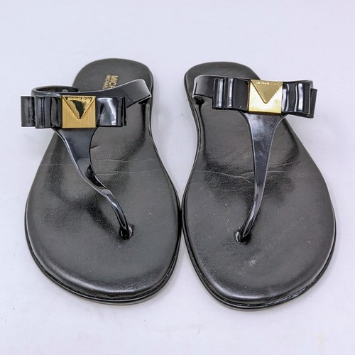 Arriba 49+ imagen michael kors jelly flip flops with bow Thptnganamst