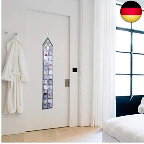 KOHMUI Adventskalender zum befüllen, Weihnachtskalender zum Aufhängen und s - Bild 6 von 6