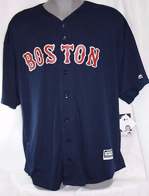 Mens Majestic Boston RED SOX #25 BRADLEY JR Blue Cool Base Mens Majestic Boston RED SOX #25 BRADLEY JR Blue Cool Base