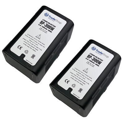 2x Akku 300Wh 21000mAh 14,4V für Sony DSR-300K DSR-370L DSR-390L DSR-500WSL
