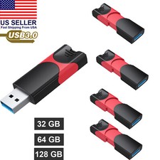 LOT Pack USB 3.0 Flash Drive Retractable High Speed Thumb Drive Memory Sticks