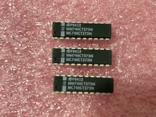 MM74HCT373N OCTAL D-LATCH 3-STATE 20-PIN DIP (LOT OF 3)