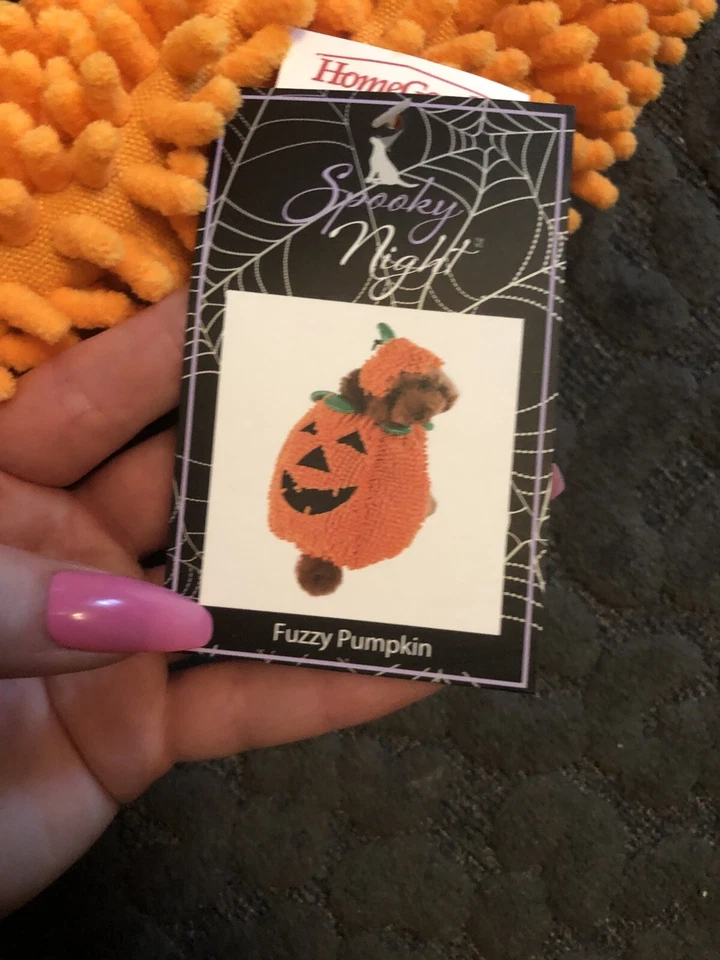 Nuevo Disfraz Noche Espeluznante Lindo Halloween Calabaza Perro Talla L Foto 2 de 4