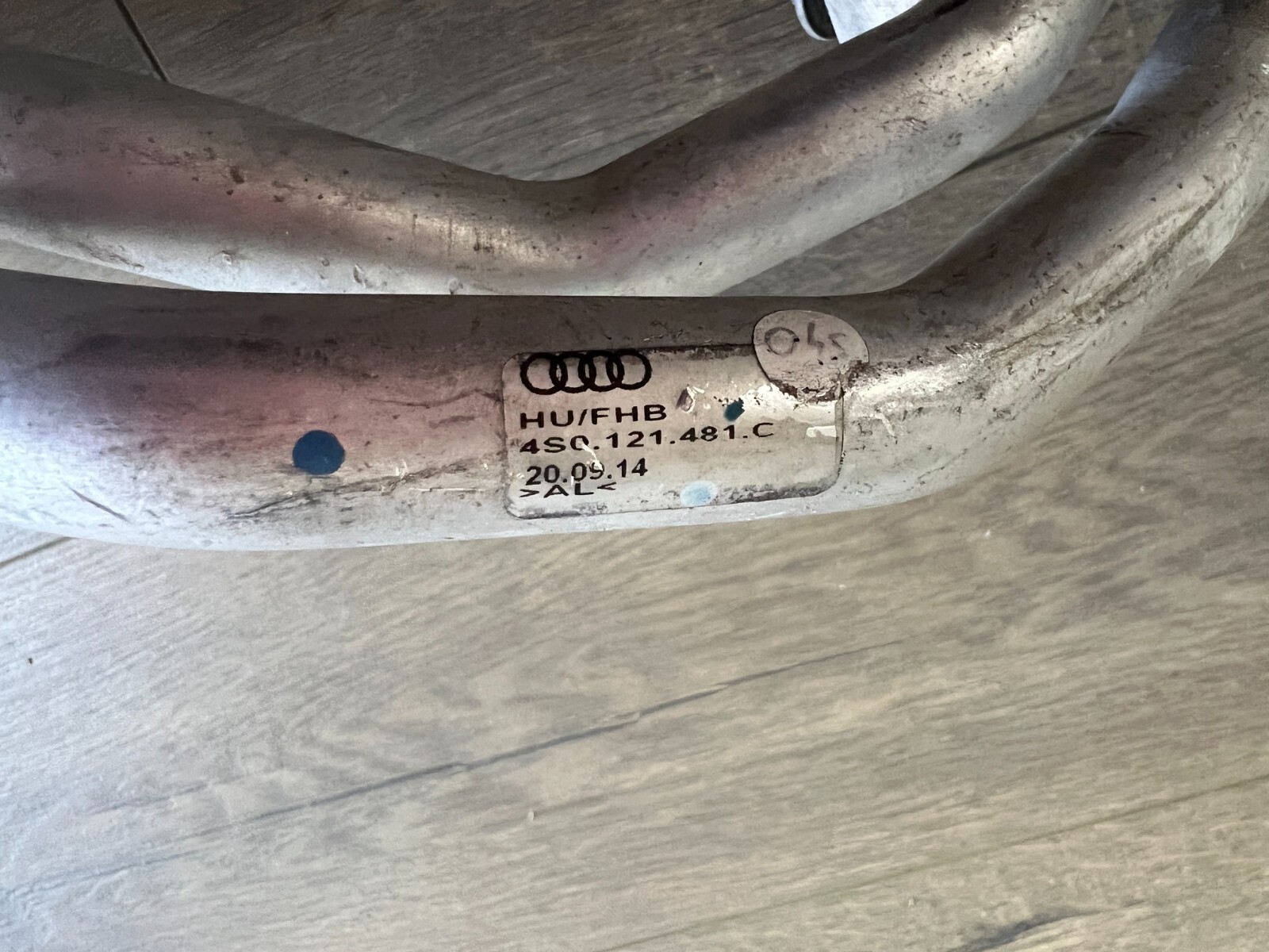 LAMBORGHINI HURACAN LP610 580 WATER COOLANT CONNECTING PIPE HOSE OEM 4S0121085E