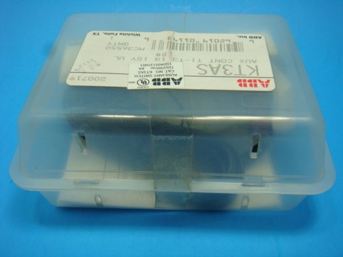 1 NEW ABB KT3AS AUX. CONT. T1-T3, 1Q, 1SY, UL, NEW IN FACTORY PACKAGING - Picture 6 of 8