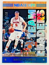 2017-18 NBA Hoops Kristaps Porzingis Leaders SSP /25 Knicks