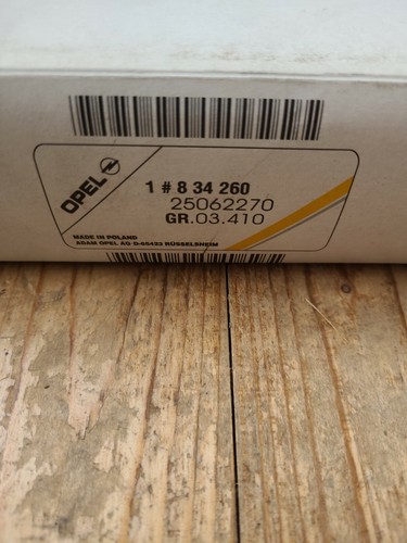 Original Opel 25062270 0834260 Luftfilter Kadett E Caravan CC Combo Kasten 1.7 D - Bild 5 von 5