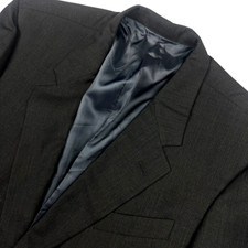 Hickey Freeman Canterbury Loro Piani Wool 2-Button Blazer Gray   46 R