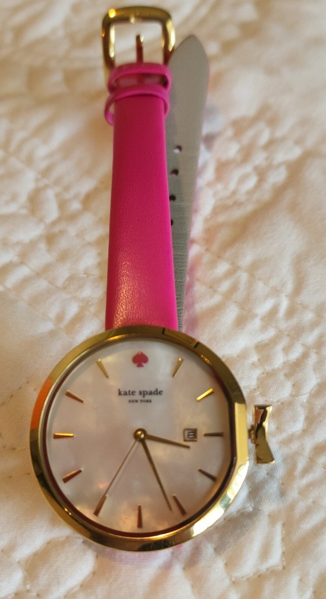 *Kate Spade*  Rose Mother of Pearl Pink Watch - KSW1257 - FAST SHIP! Kate Spade Rose Watch Pink Metro KSW1257 Needs new batteries  main image 3