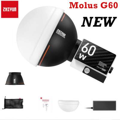 ZHIYUN MOLUS G60 60W COB Led Video Light 11194Lux CRI96+ 2700K