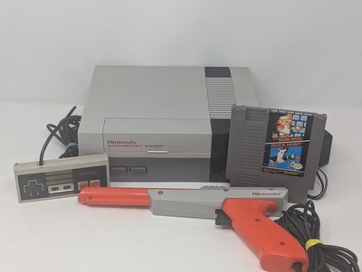 Nintendo NES Action Set Home Console With OEM Controller, Zapper Gun & Cables