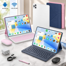 10.1" Kids Tablet Android Educational Pad WIFI Dual Camera w/ Keyboard Mouse Set