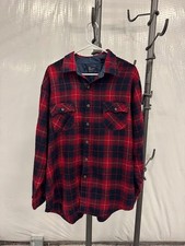 Vintage JCPenney The Men's Shop Red Plaid Flannel Shirt - XL-Tall 80s/90s Retro