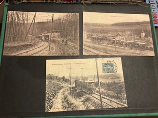 CHAVIGNY PRÈS DE NANCY DPT 54. 3 VIEILLES CARTES POSTALES. LE SUBURBAIN.