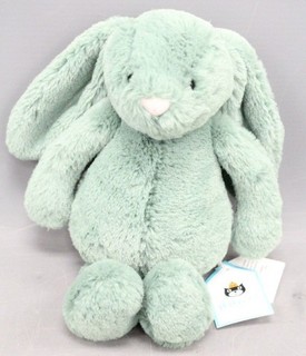 JELLYCAT London LITTLE BASHFUL IVY BUNNY BASS6IVY Green PLUSH Rabbit W/ Tags G21