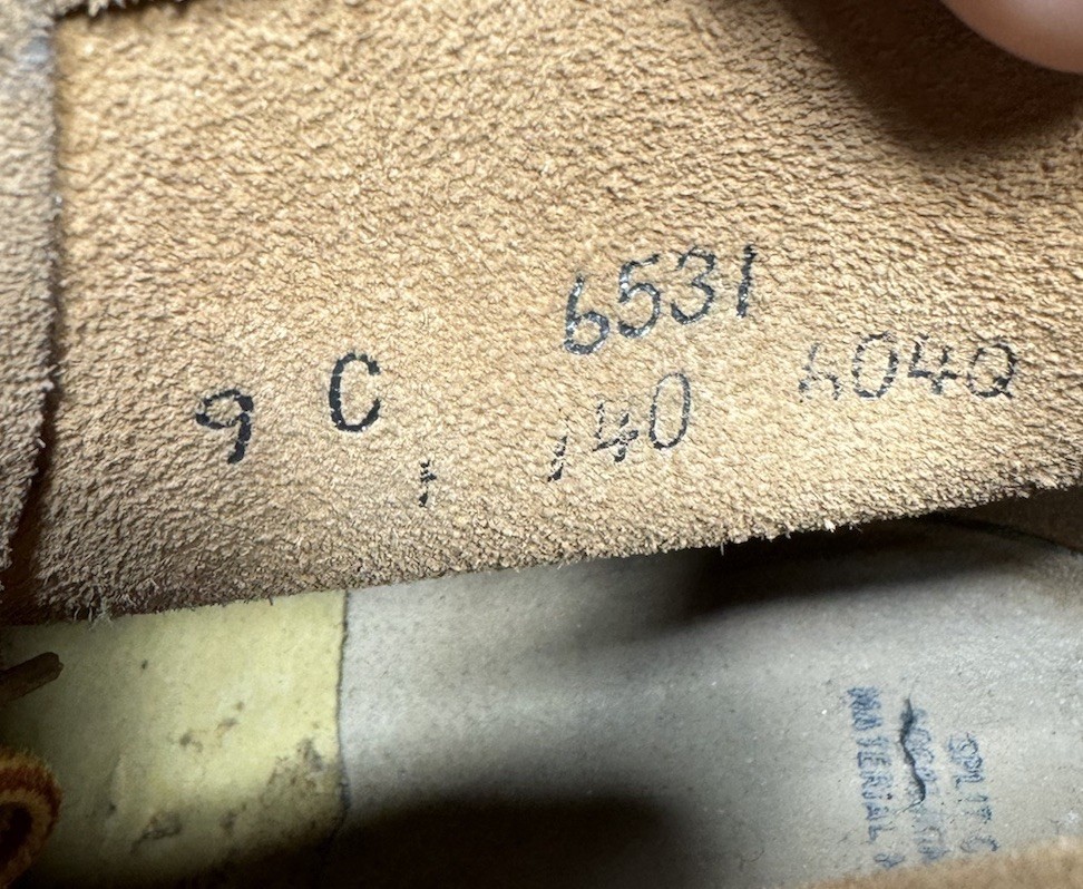 Vintage Tan Suede Leather Monkey Boots Men display picture 1
