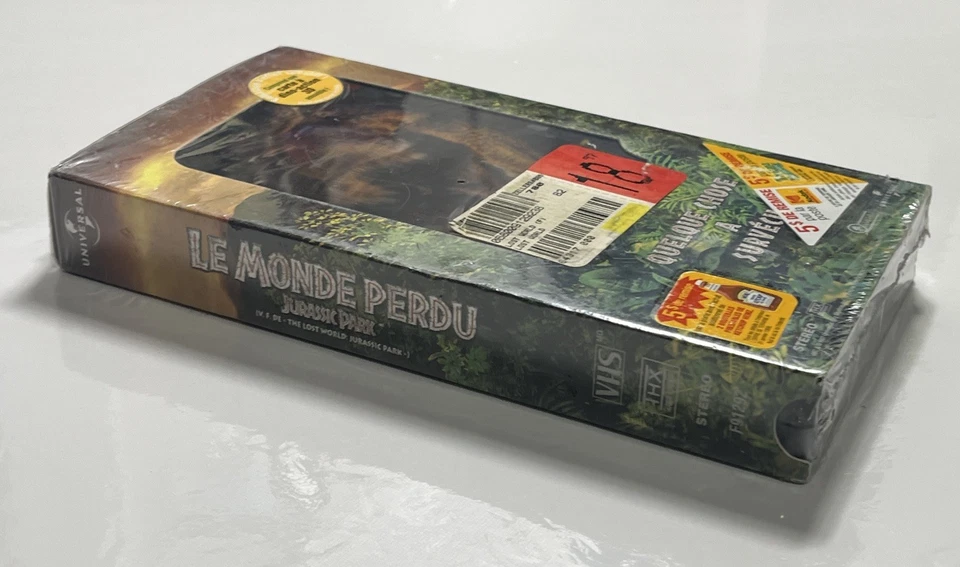 Le Monde Perdu - Jurassic Park (VHS, 1997) Lenticular Cover, Brand New, Sealed! - Image 3 of 4